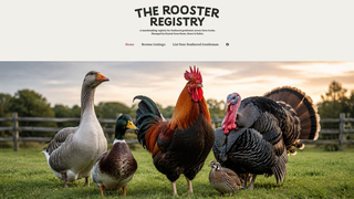 Screenshot of theroosterregistry.com