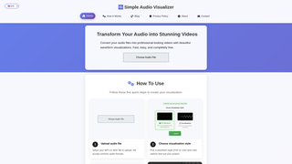 Thumbnail of simpleaudiovisualizer.com
