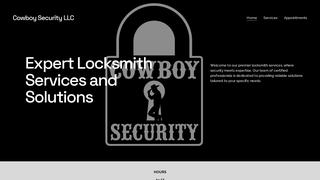 Thumbnail of locksmithcowboysecurity307.com