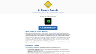 Thumbnail of aidarwinawards.org