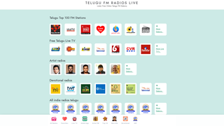 Thumbnail of teluguradios.org