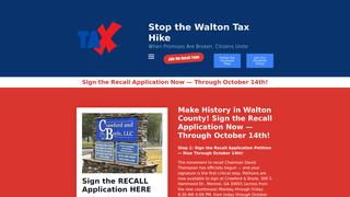 Thumbnail of stopwaltontaxhike.com