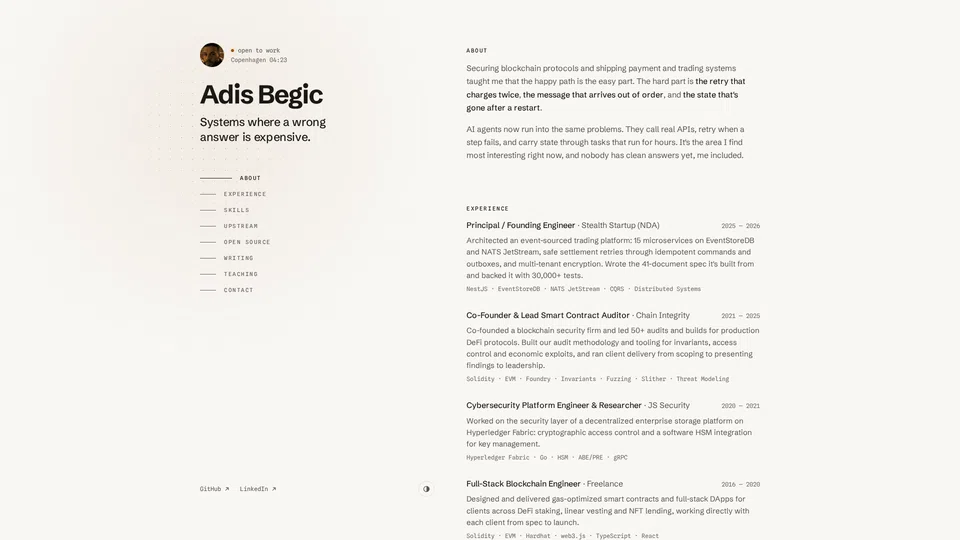 Site preview