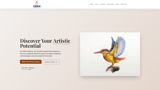 Thumbnail of vedhacademyofart.com