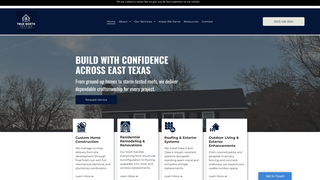Screenshot of truenorthroofingtexas.com