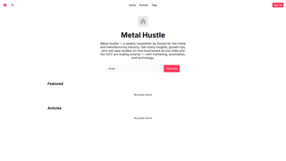 Thumbnail of metalhustle.com