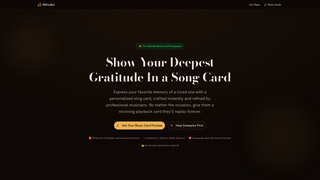 Screenshot of melodistgift.com