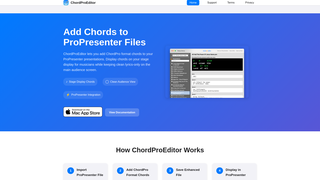 Thumbnail of chordproeditor.com