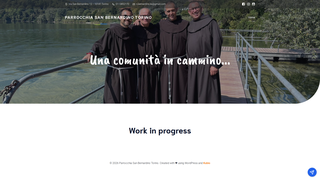 Screenshot of parrocchiasanbernardinotorino.com