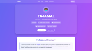 Thumbnail of tajdev.com