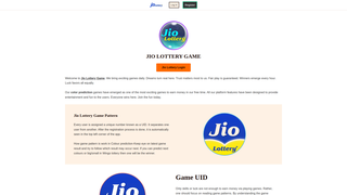 Thumbnail of thejiolottery.com