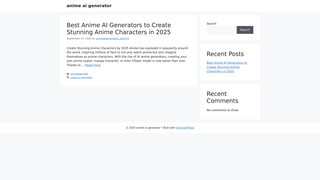 Thumbnail of animeaigenerators.com