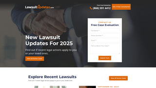 Thumbnail of lawsuitupdates.com