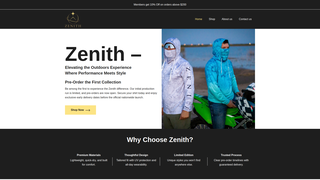 Thumbnail of myzenithgear.com