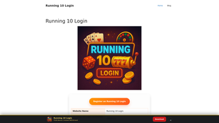 Thumbnail of running10login.com