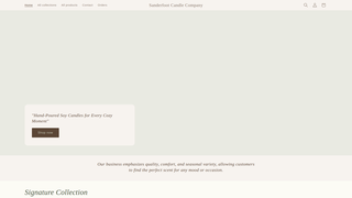 Thumbnail of sanderfootcandlecompany.com