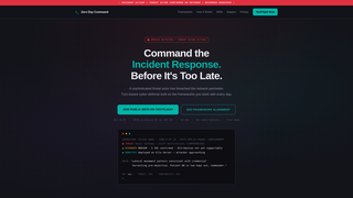 Screenshot of zerodaycommand.app