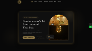Screenshot of thedeltininternationalthaispa.com