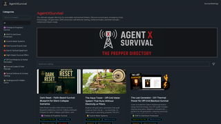 Thumbnail of agentxsurvival.com