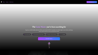 Screenshot of dungeonsdeep.ai