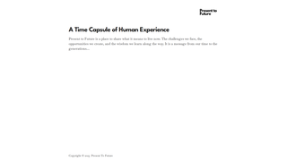 Thumbnail of presenttofuture.com