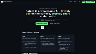 Thumbnail of potatointelligenceai.com