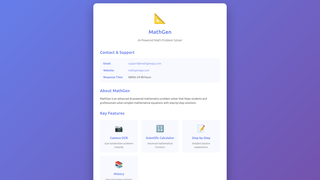 Thumbnail of mathgenapp.com
