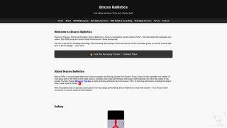 Thumbnail of brazosballistics.com