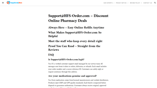 Thumbnail of supporthfs-order.com