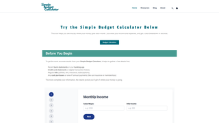 Thumbnail of simplebudgetcalculator.com