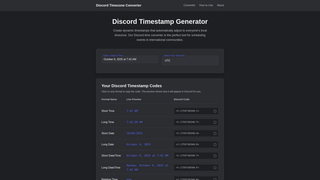 Thumbnail of timestampdiscord.com