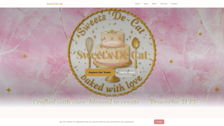 Screenshot of sweetsdecat.com