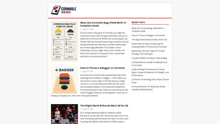 Thumbnail of cornhole-news.com