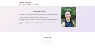 Thumbnail of juliannebarnhart.com
