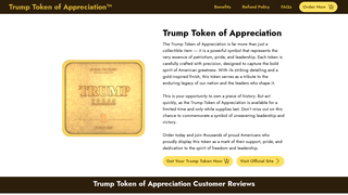 Thumbnail of trumptokenofappreciation.org