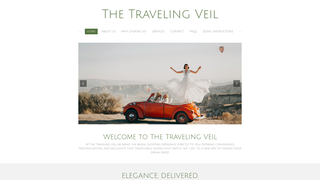 Thumbnail of thetravelingveil.com