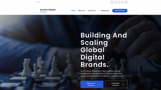 Screenshot of archonglobalenterprises.com