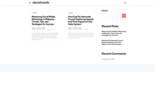 Thumbnail of danielvanle.com