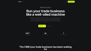 Screenshot of trades-crm.com