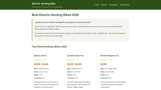 Thumbnail of electrichuntingbikes.com