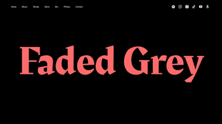Thumbnail of fadedgreyofficial.com