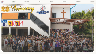 Screenshot of gracechurchinchiangmai.com