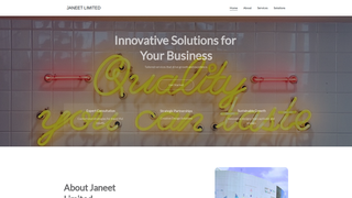 Thumbnail of janeetlimited.com