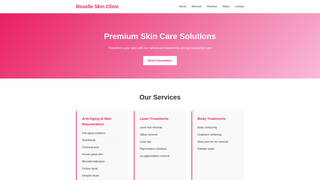 Thumbnail of roselleskinclinic.com