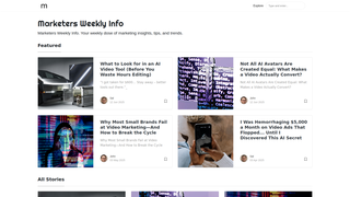 Thumbnail of marketersweeklyinfo.com