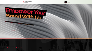 Screenshot of amitaroradesigns.com