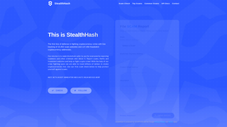 Thumbnail of stealthhash.org