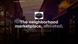 Screenshot of southmainmarketplace.com