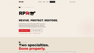 Screenshot of trustrpr.com