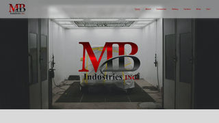 Screenshot of mbindustriesinc.com